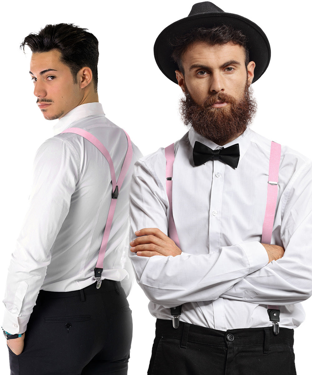 Vittorio Farina Men's Convertible Suspender in Gift Box: 70% Polyester &amp; 30% Elastomer