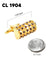 Vittorio Vico Colorful Classic Bar Cufflinks: CL19XX Series - cl - 1904 - Classy Cufflinks