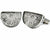 Vittorio Vico Gold & Silver Oversized Cufflinks (CL2000 Series Ver. 02) - cl-2081 - Classy Cufflinks