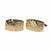 Vittorio Vico Gold & Silver Oversized Cufflinks (CL2000 Series Ver. 02) - CL-2240 - Classy Cufflinks