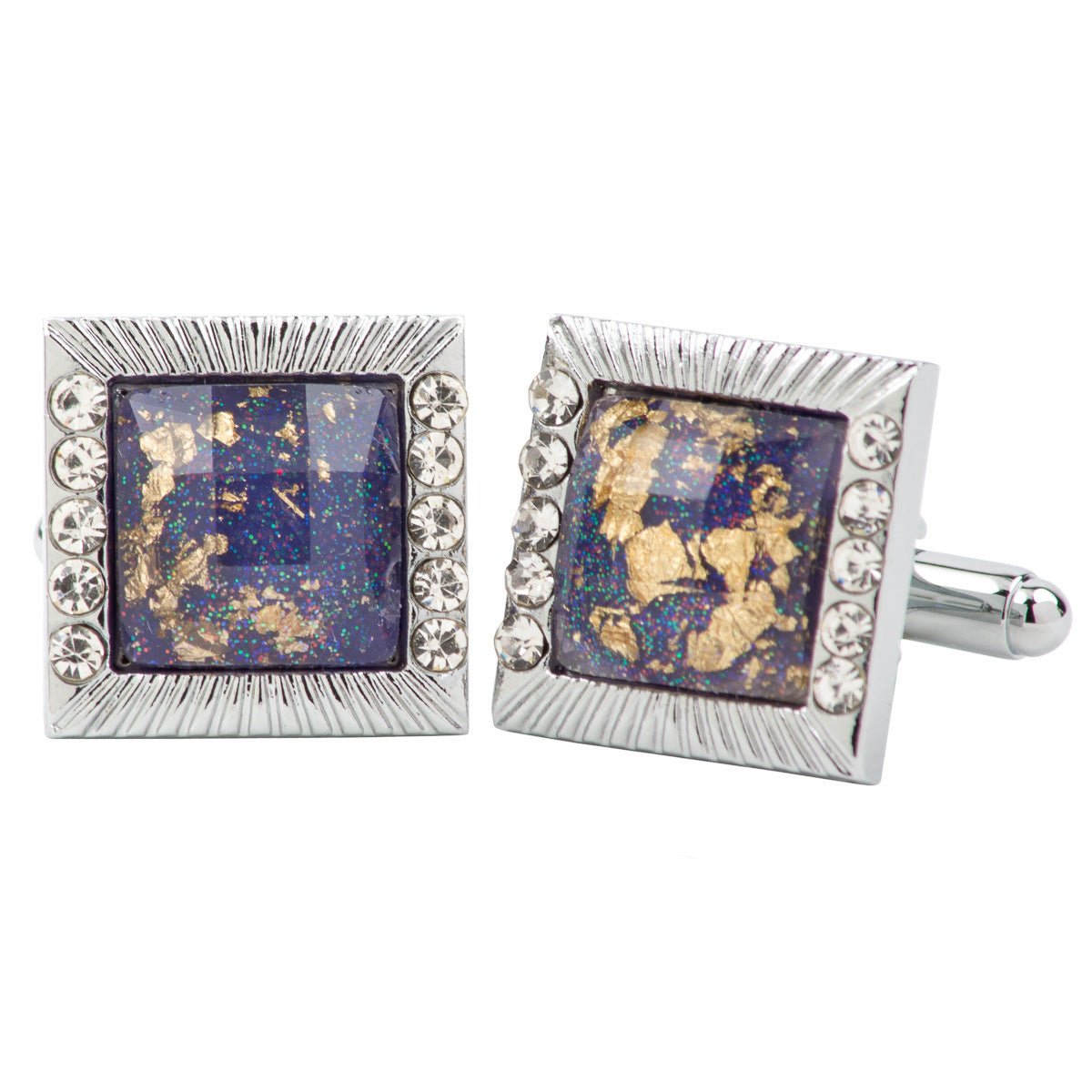 Vittorio Vico Gold &amp; Silver Novelty Cufflinks (CL 6000 Series Ver. 02) by Classy Cufflinks - CL-6188S - Classy Cufflinks