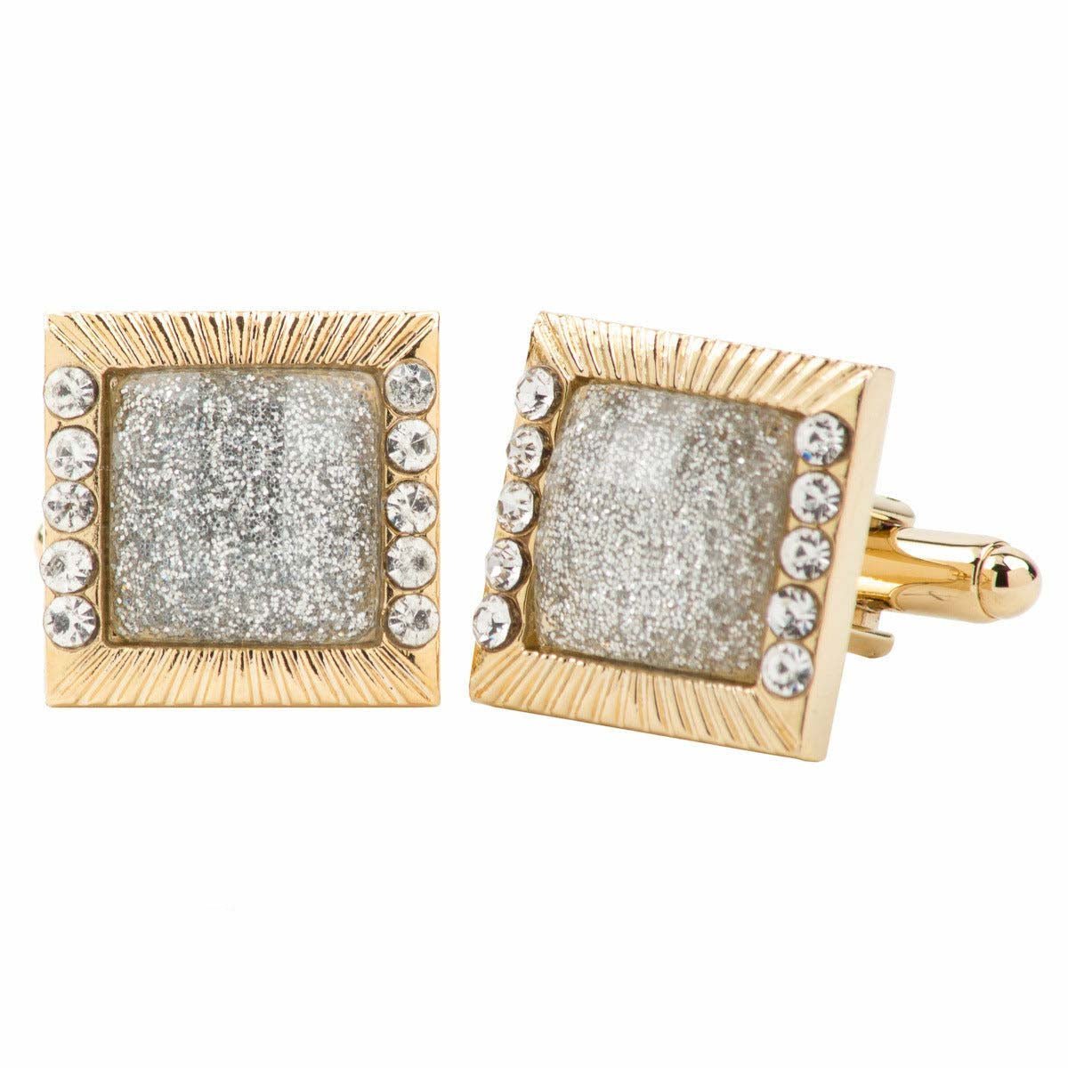 Vittorio Vico Gold &amp; Silver Novelty Cufflinks (CL 6000 Series Ver. 02) by Classy Cufflinks - CL 6189G - Classy Cufflinks