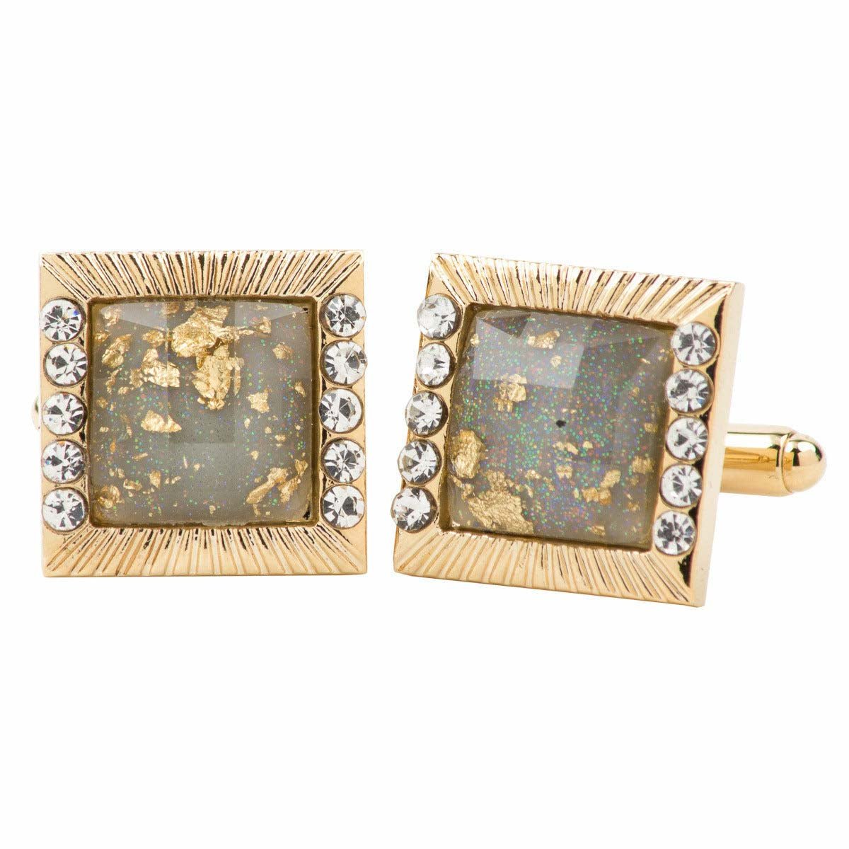Vittorio Vico Gold &amp; Silver Novelty Cufflinks (CL 6000 Series Ver. 02) by Classy Cufflinks - CL-6190G - Classy Cufflinks