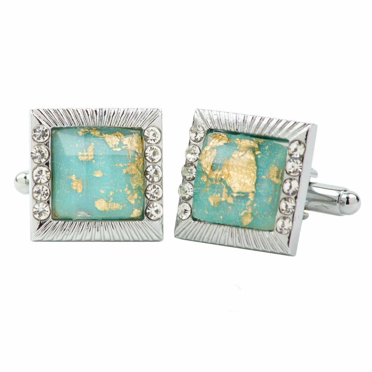 Vittorio Vico Gold &amp; Silver Novelty Cufflinks (CL 6000 Series Ver. 02) by Classy Cufflinks - CL-6191S - Classy Cufflinks