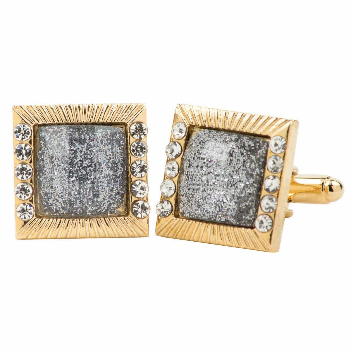 Vittorio Vico Gold &amp; Silver Novelty Cufflinks (CL 6000 Series Ver. 02) by Classy Cufflinks - CL-6194G - Classy Cufflinks