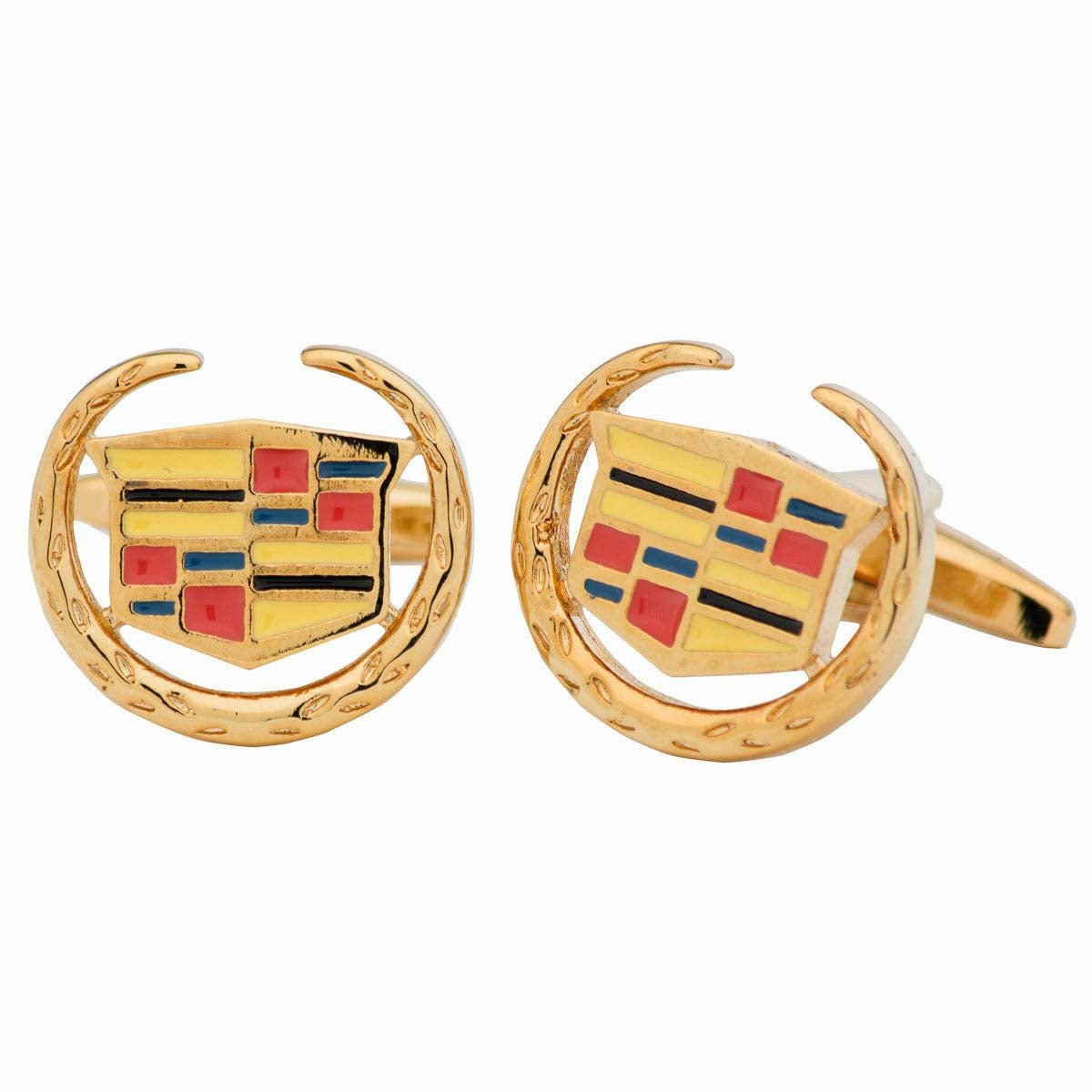Vittorio Vico Gold &amp; Silver Novelty Cufflinks (CL 6000 Series Ver. 03) by Classy Cufflinks - CL-6201G - Classy Cufflinks
