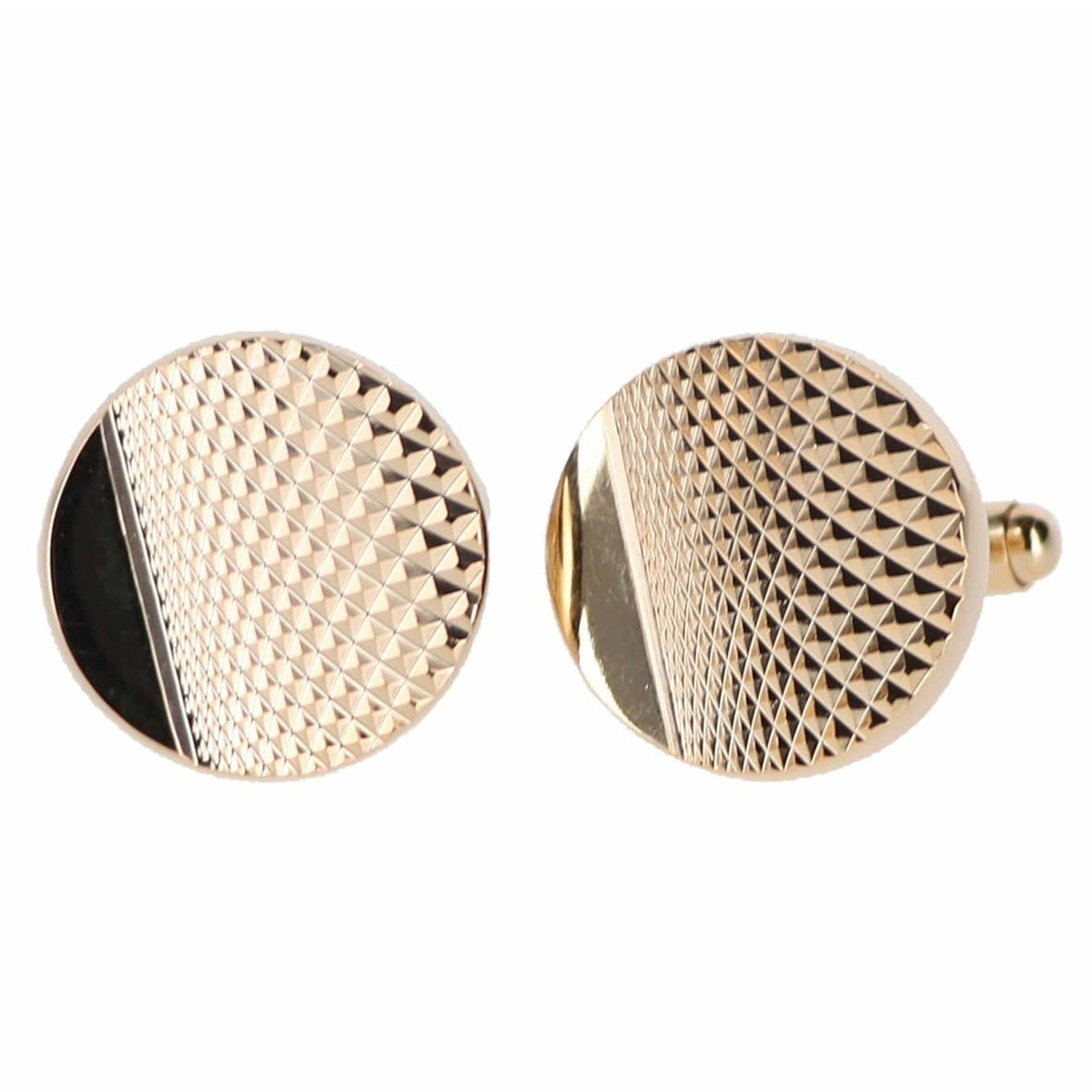Vittorio Vico Gold &amp; Silver Novelty Cufflinks (CL 6000 Series Ver. 03) by Classy Cufflinks - CL-6220 - Classy Cufflinks