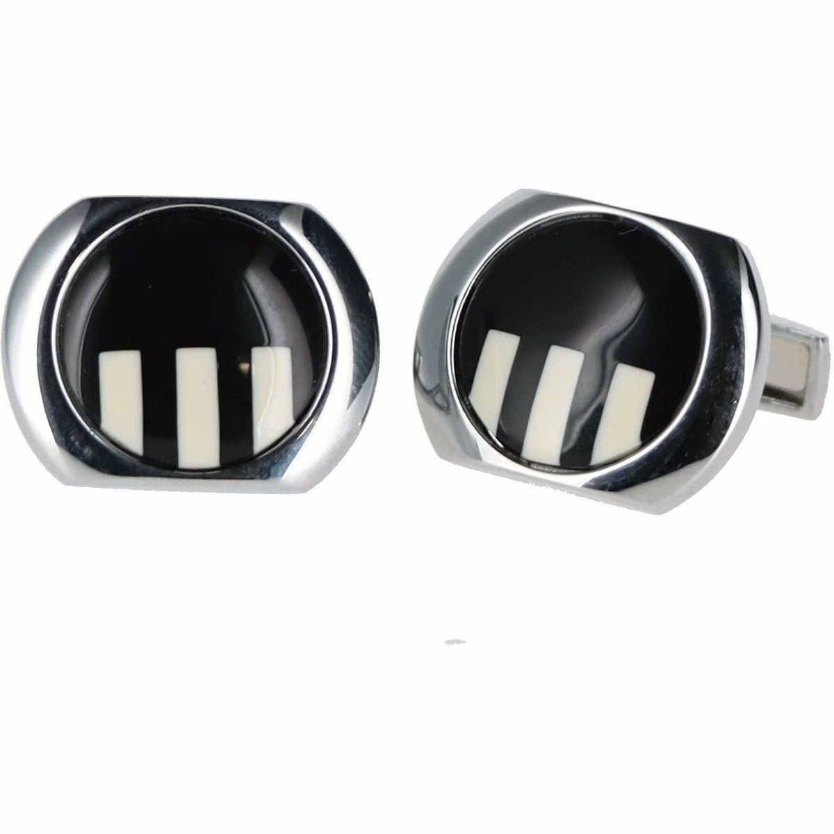 Vittorio Vico Gold &amp; Silver Fine Novelty Cufflinks (CL 8000 Series) - CL - 8004 - Classy Cufflinks