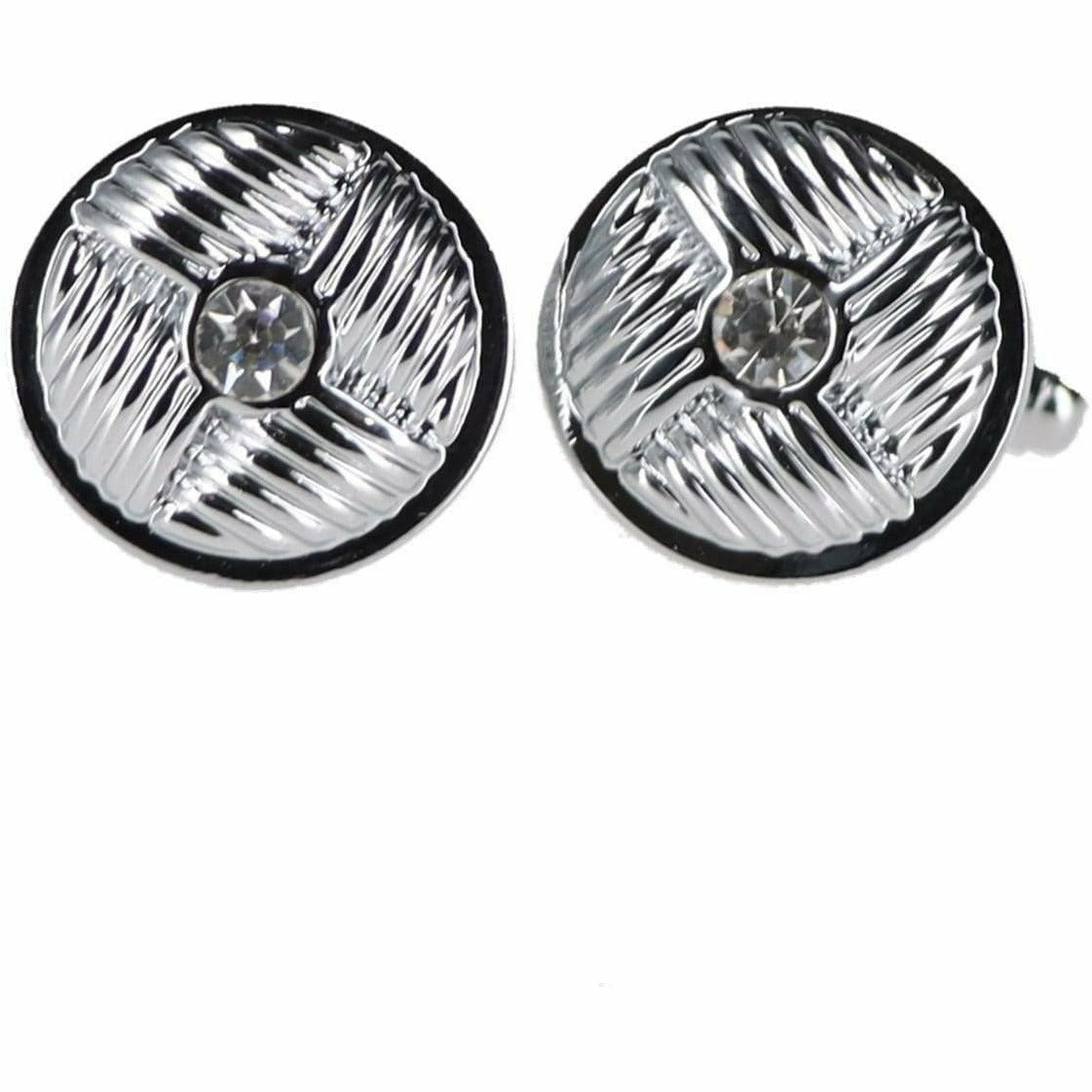 Vittorio Vico Gold &amp; Silver Fine Novelty Cufflinks (CL 8000 Series) - CL-8037 - Classy Cufflinks