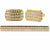 Vittorio Vico Gold Rhinestone Cufflinks & Tie Bar Set - CR-059 - Classy Cufflinks
