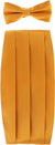 Vittorio Farina Gift Box (Cummerbund & Bow Tie Set) - cummerbund-gold - Classy Cufflinks