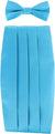 Vittorio Farina Gift Box (Cummerbund & Bow Tie Set) - cummerbund-turquoise - Classy Cufflinks