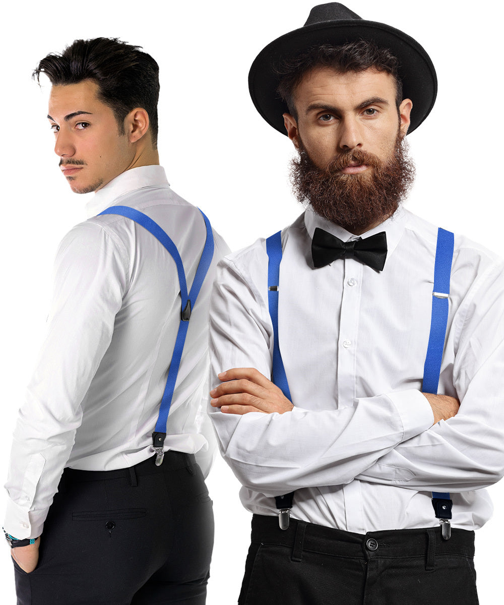 Vittorio Farina Men's Convertible Suspender in Gift Box: 70% Polyester &amp; 30% Elastomer