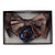 Vittorio Farina Men's Design XL Bow Tie, Pocket Square and Flower Lapel Pin in Gift Box - GB - XLBHL_2130 - Classy Cufflinks