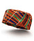 Vittorio Farina Kente Kufi Hat for Men and Women – African Kufi Hat Ideal for Cultural Attire, Outfit & Costume - HAT_Kufi_Kente #1 - Classy Cufflinks