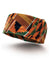 Vittorio Farina Kente Kufi Hat for Men and Women – African Kufi Hat Ideal for Cultural Attire, Outfit & Costume - HAT_Kufi_Kente #3 - Classy Cufflinks