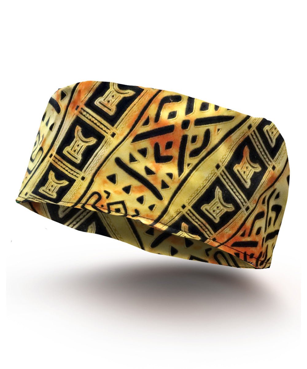 Vittorio Farina Kente Kufi Hat for Men and Women – African Kufi Hat Ideal for Cultural Attire, Outfit &amp; Costume - HAT_Kufi_Kente #4 - Classy Cufflinks