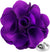 Vittorio Vico Men's Formal Solid Flower Lapel Pin: Flower Pin Suit Accessories Pins for Suit or Tuxedo - lapelsolid-13purple - Classy Cufflinks