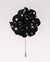 Vittorio Vico Unisex Satin Stick Flower Lapel Pin