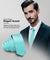 Vittorio Farina Men's Satin Skinny Necktie - N - SKINNY_AQUA - Classy Cufflinks