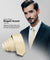 Vittorio Farina Men's Satin Skinny Necktie - N - SKINNY_BEIGE - Classy Cufflinks