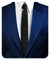 Vittorio Farina Men's Satin Skinny Necktie - N - SKINNY_BLACK - Classy Cufflinks
