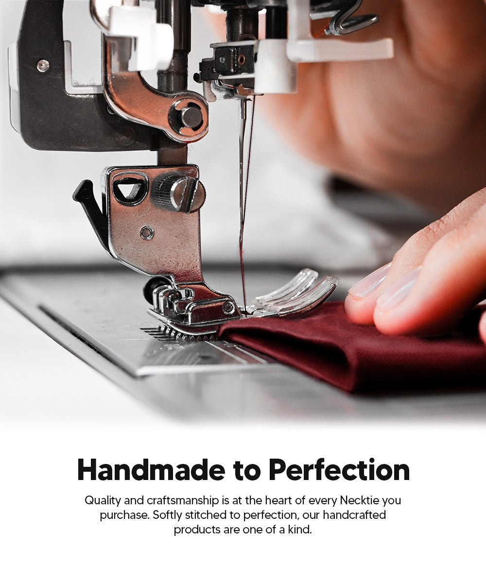 Vittorio Farina Men's Satin Skinny Necktie - N - SKINNY_BURGUNDY - Classy Cufflinks