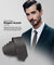 Vittorio Farina Men's Satin Skinny Necktie - N - SKINNY_CHARCOAL - Classy Cufflinks