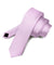 Vittorio Farina Men's Satin Skinny Necktie - N - SKINNY_LAVENDER - Classy Cufflinks
