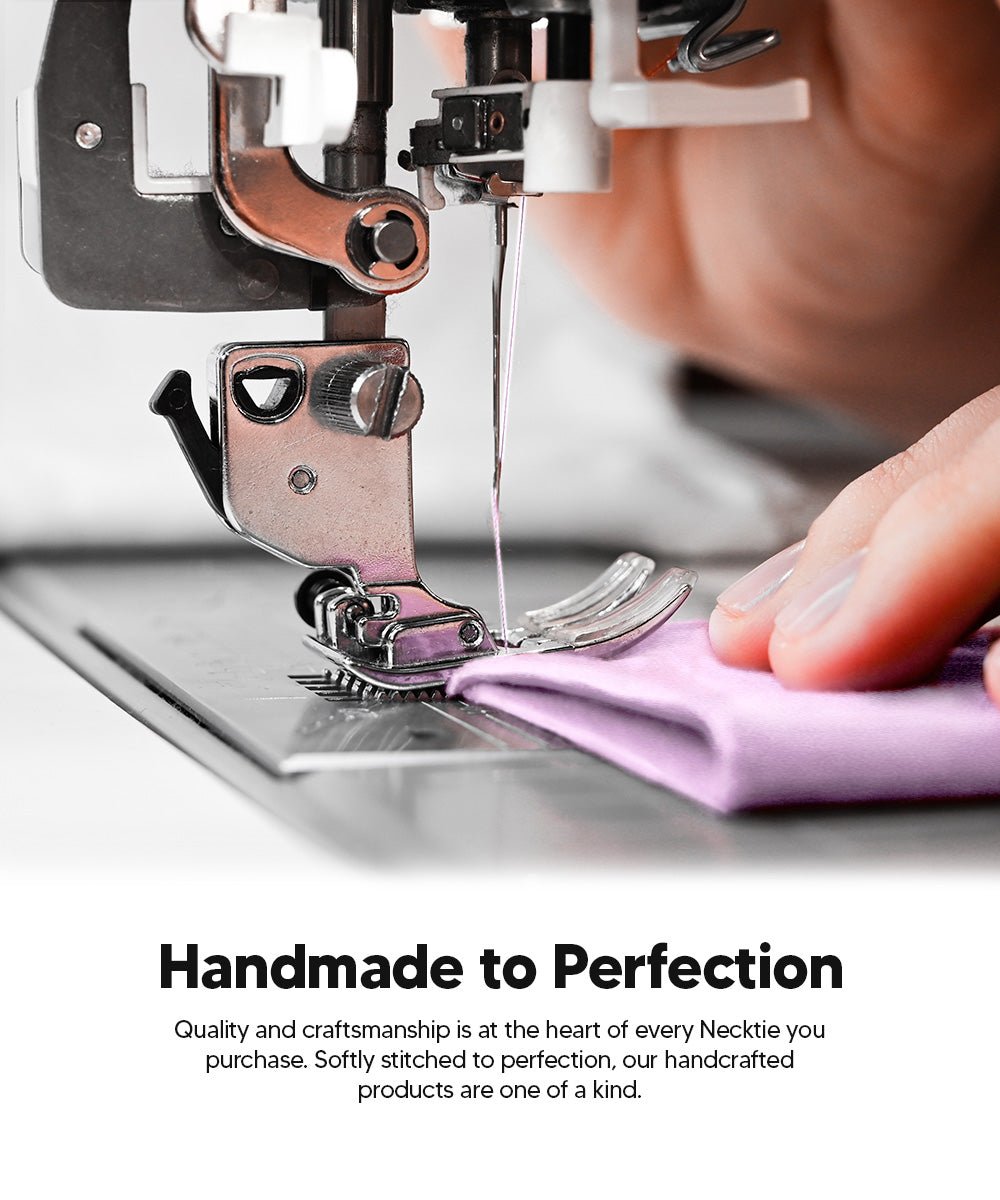 Vittorio Farina Men's Satin Skinny Necktie - N - SKINNY_LAVENDER - Classy Cufflinks