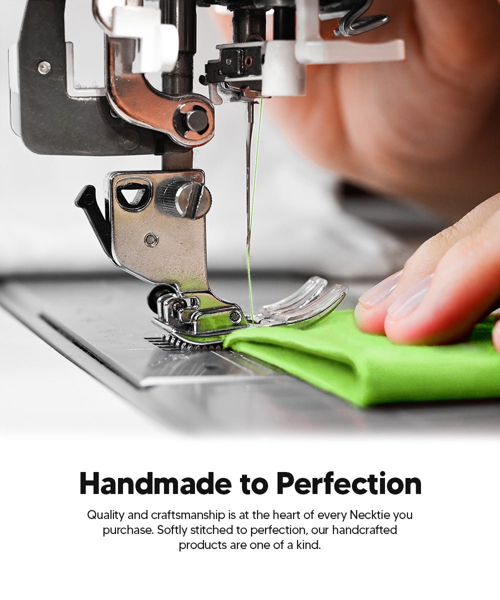 Vittorio Farina Men's Satin Skinny Necktie - N - SKINNY_LIME - Classy Cufflinks
