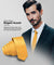 Vittorio Farina Men's Satin Skinny Necktie - N - SKINNY_MUSTARD - Classy Cufflinks