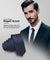 Vittorio Farina Men's Satin Skinny Necktie - N - SKINNY_NAVY - Classy Cufflinks