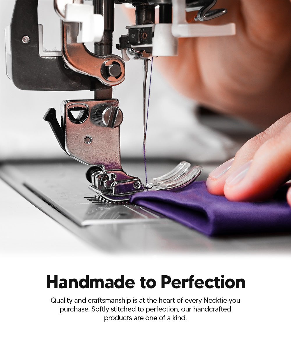 Vittorio Farina Men's Satin Skinny Necktie - N - SKINNY_PURPLE - Classy Cufflinks