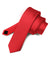 Vittorio Farina Men's Satin Skinny Necktie - N - SKINNY_RED - Classy Cufflinks