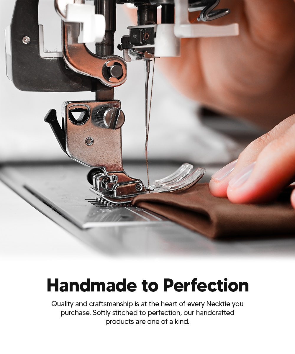 Vittorio Farina Men's Satin Skinny Necktie - N - SKINNY_WHISKY - Classy Cufflinks