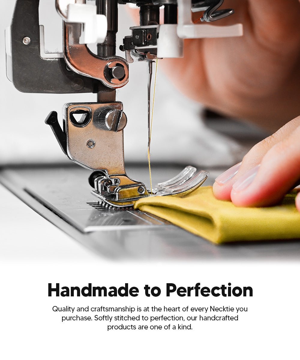 Vittorio Farina Men's Satin Skinny Necktie - N - SKINNY_YELLOW - Classy Cufflinks