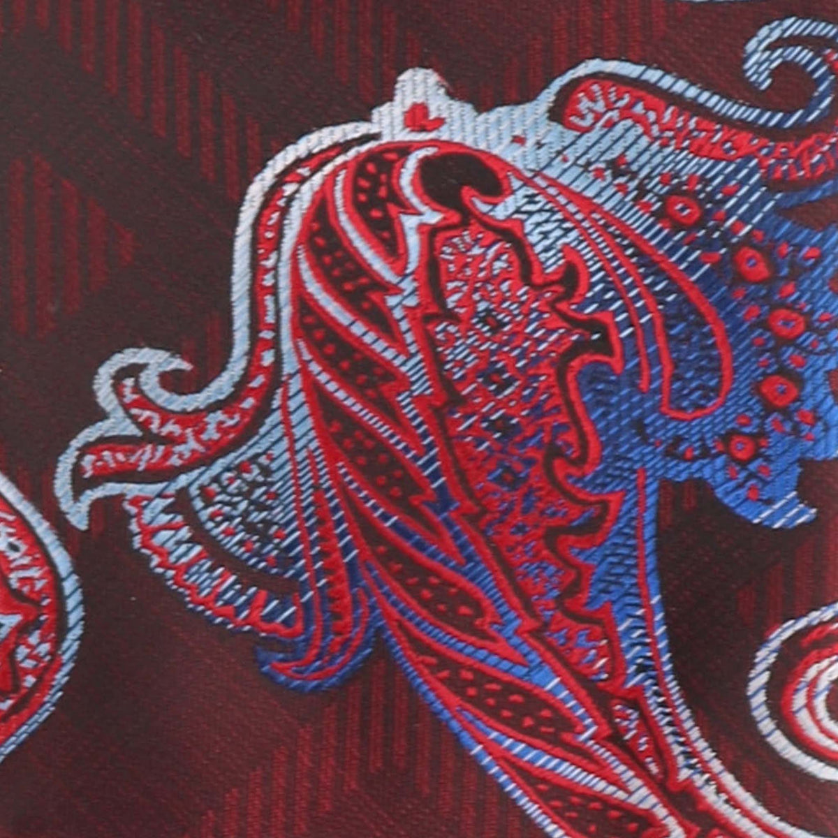 Vittorio Farina Paisley Designer Necktie &amp; Pocket Square - NH-D-1104 - Classy Cufflinks