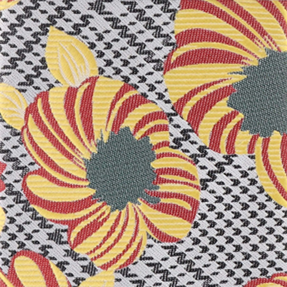 Vittorio Farina Floral Designer Necktie &amp; Pocket Square - NH-D-1115 - Classy Cufflinks