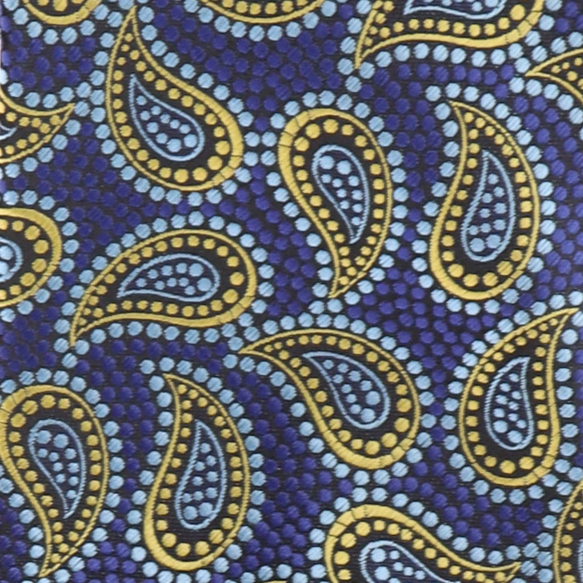 Vittorio Farina Paisley Designer Necktie &amp; Pocket Square - NH-D-1147 - Classy Cufflinks