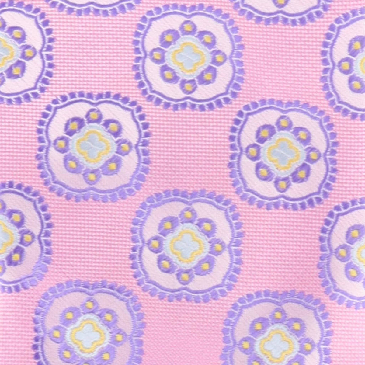 Vittorio Farina Geometric Designer Necktie &amp; Pocket Square - NH-D-1152 - Classy Cufflinks