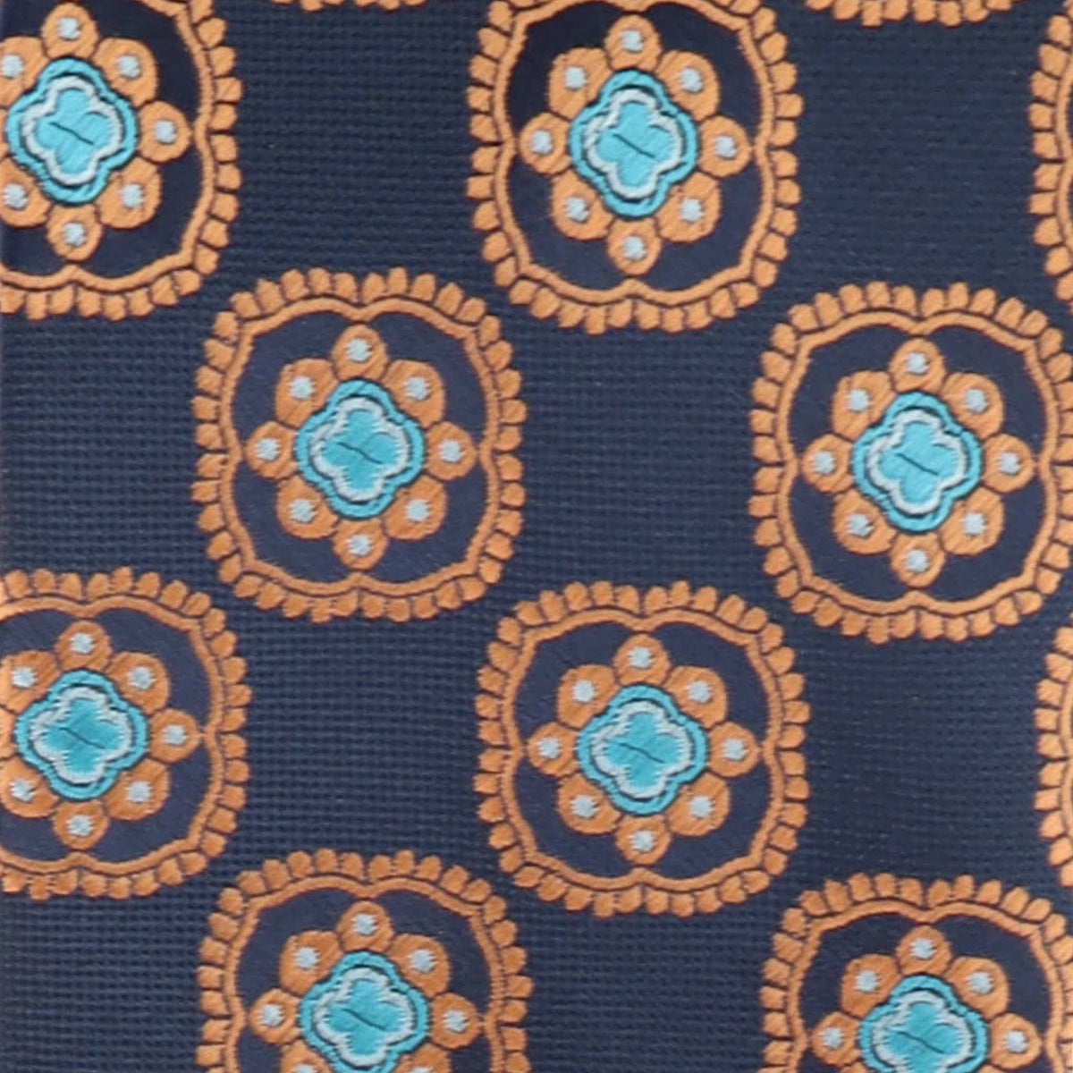 Vittorio Farina Geometric Designer Necktie &amp; Pocket Square - NH-D-1152 - Classy Cufflinks