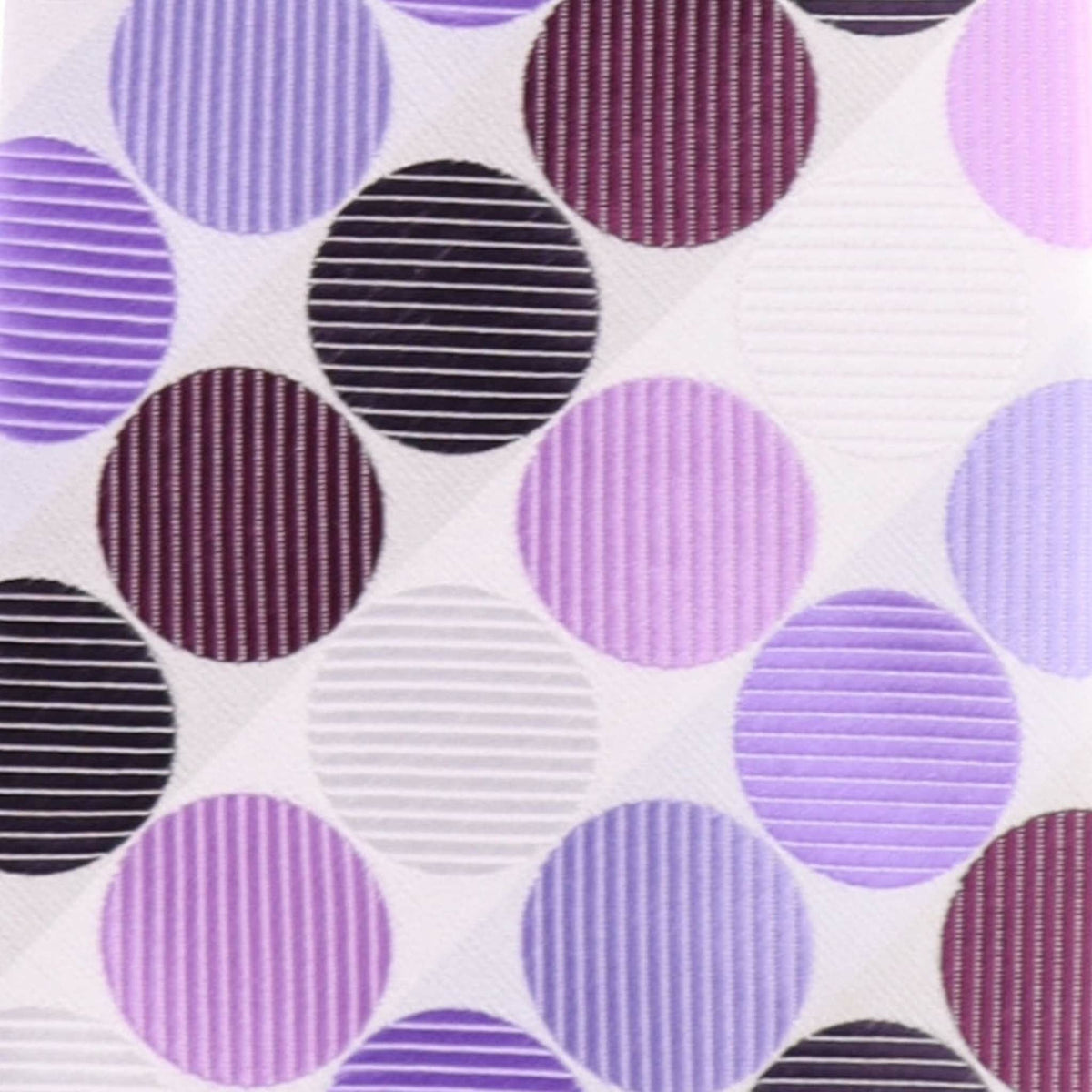 Vittorio Farina Geometric Designer Necktie &amp; Pocket Square - NH-D-1161 - Classy Cufflinks