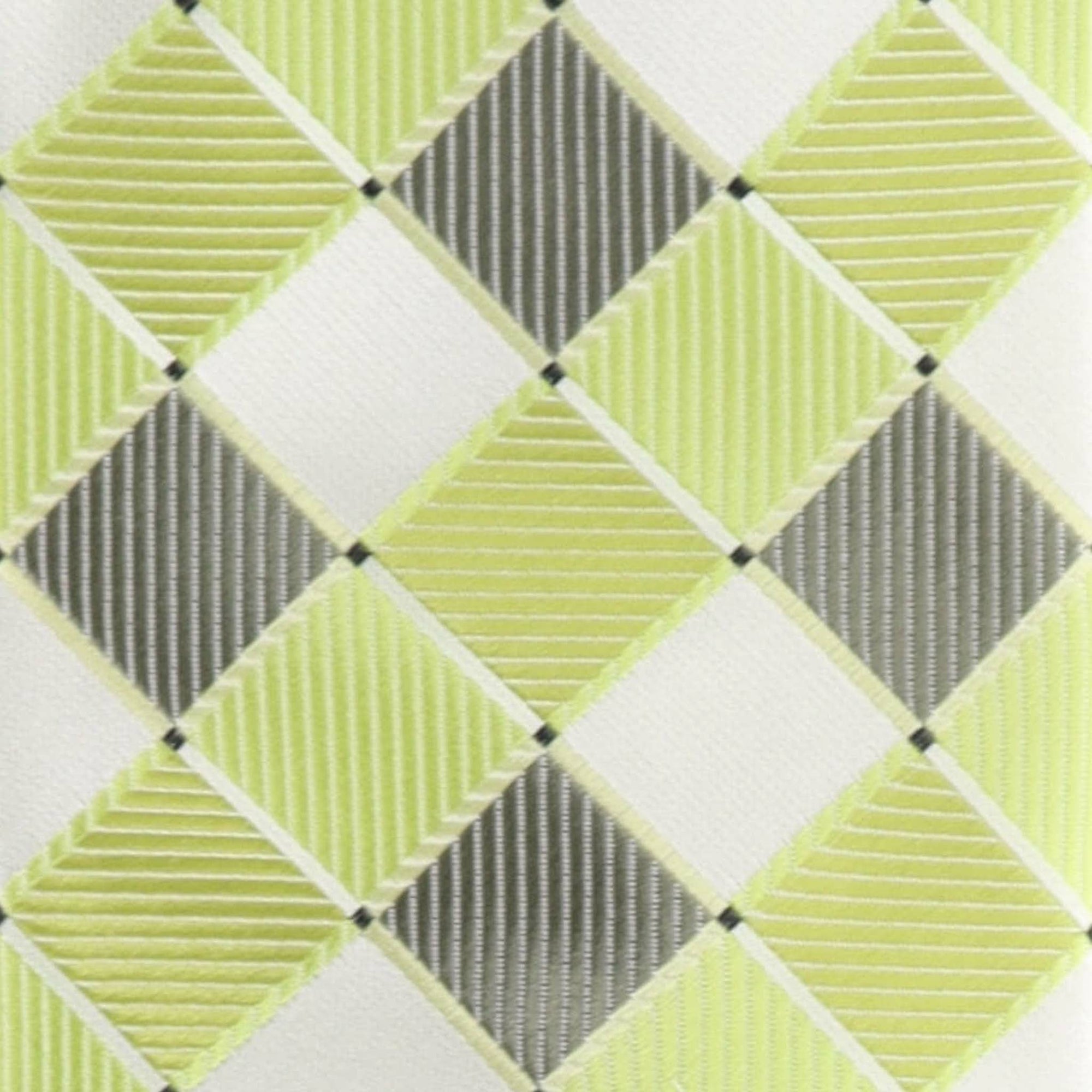 Vittorio Farina Geometric Designer Necktie & Pocket Square - NH-D-1164 - Classy Cufflinks
