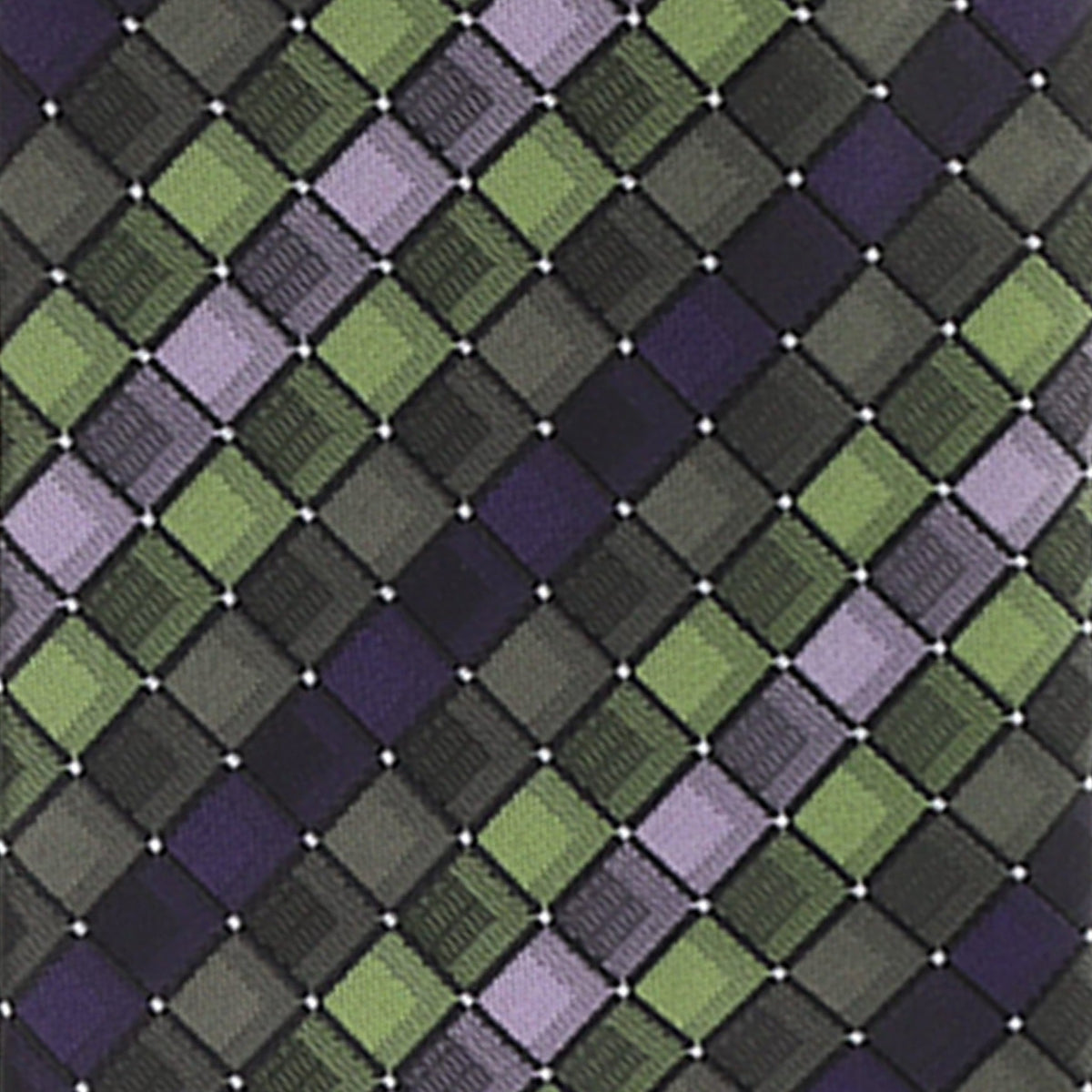 Vittorio Farina Geometric Designer Necktie &amp; Pocket Square - NH-D-1211 - Classy Cufflinks