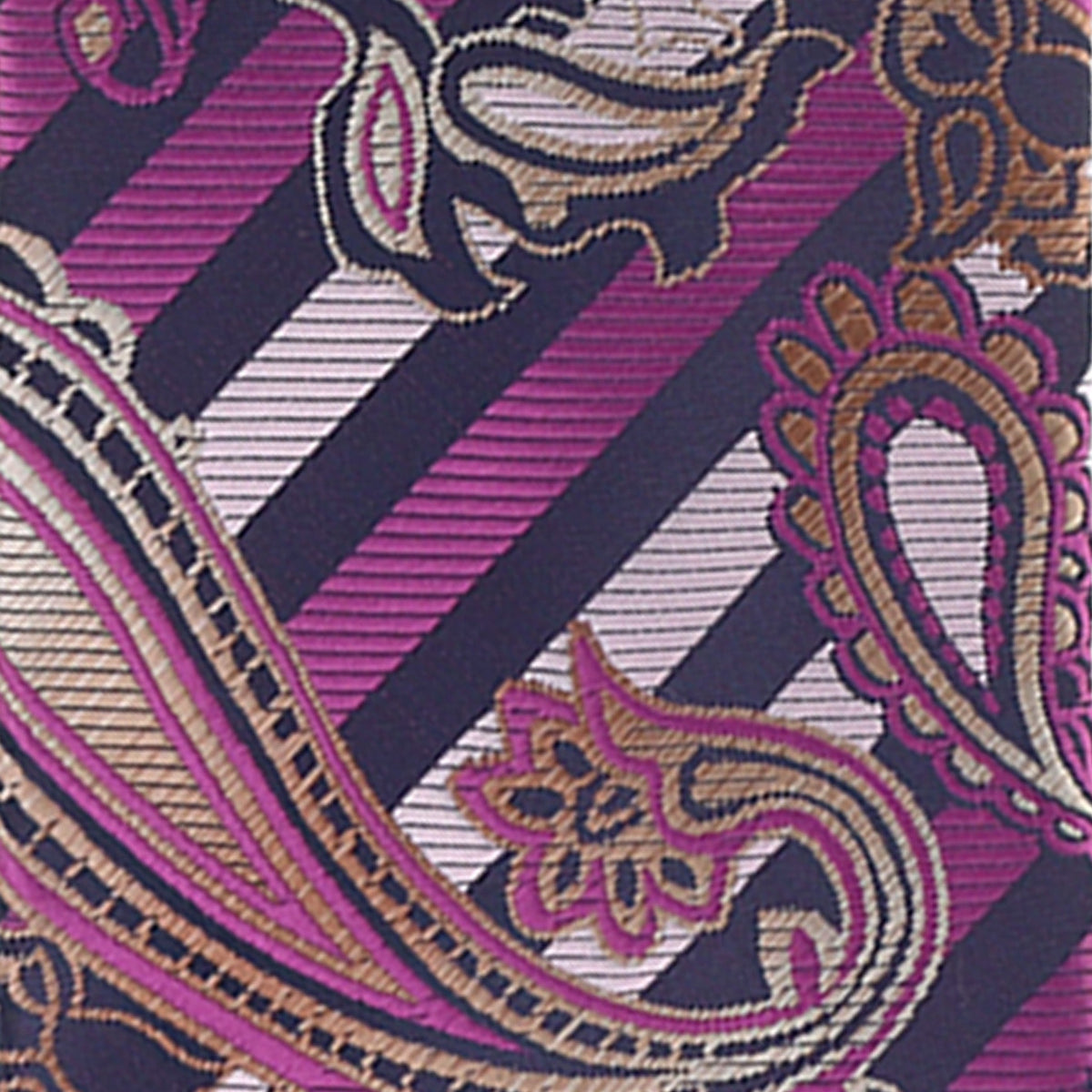 Vittorio Farina Paisley Designer Necktie &amp; Pocket Square - NH-D-1215 - Classy Cufflinks