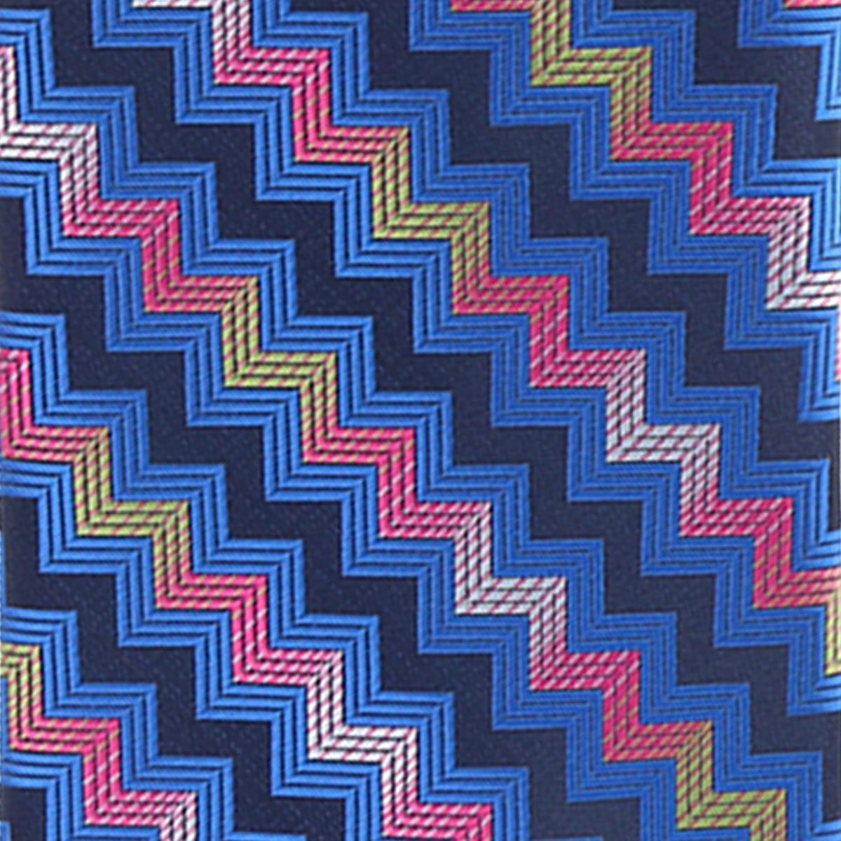 Vittorio Farina Geometric Designer Necktie &amp; Pocket Square - NH-D-1233 - Classy Cufflinks