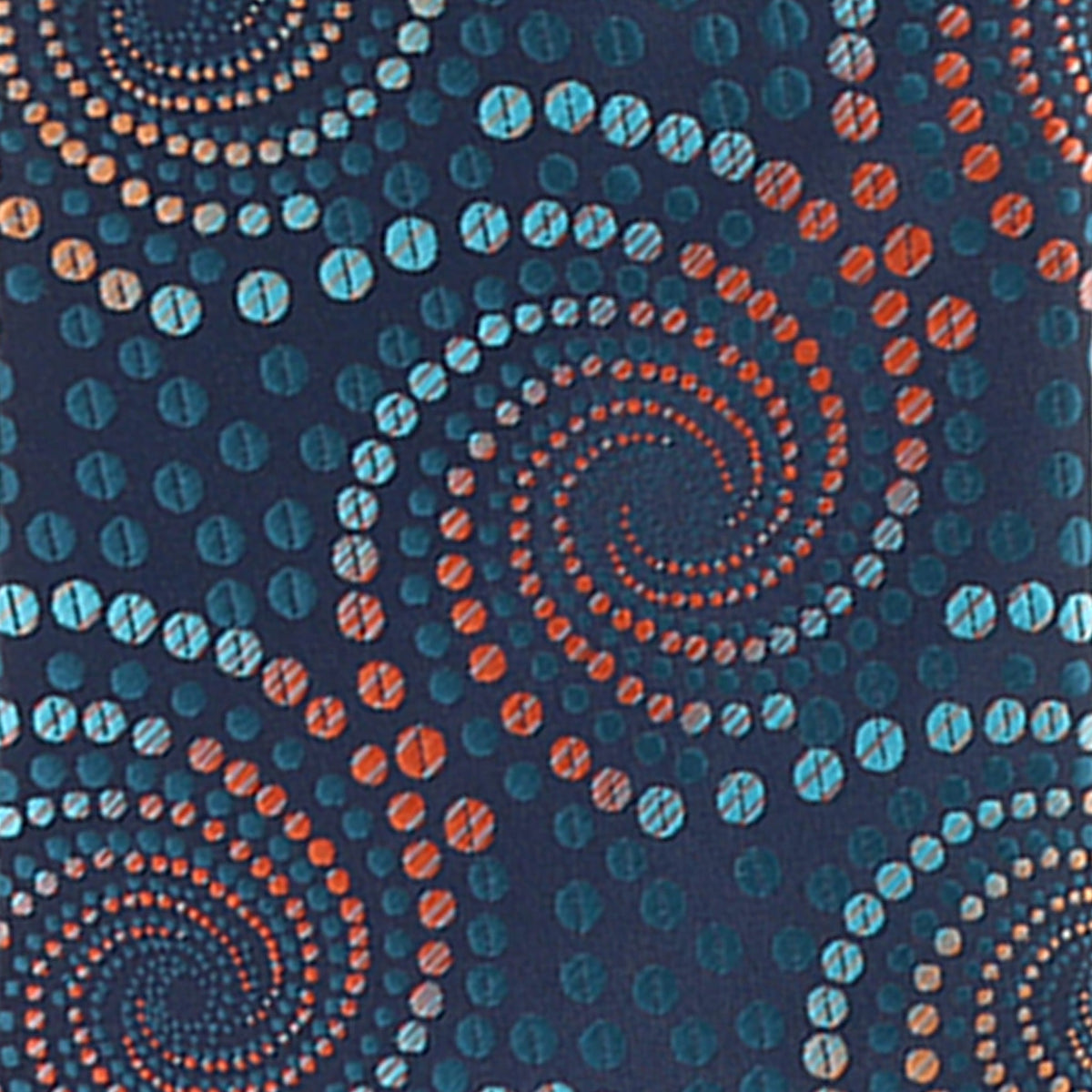 Vittorio Farina Geometric Designer Necktie &amp; Pocket Square - NH-D-1248 - Classy Cufflinks