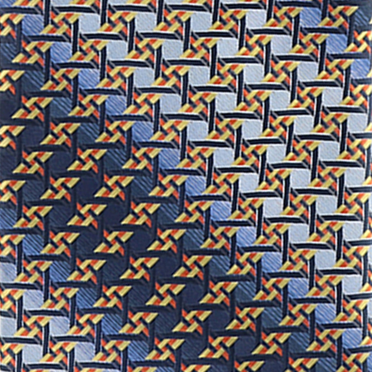 Vittorio Farina Geometric Designer Necktie &amp; Pocket Square - NH-D-1251 - Classy Cufflinks