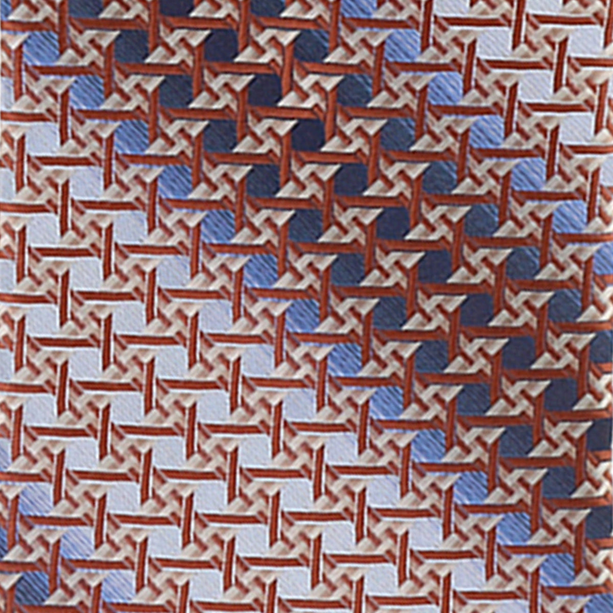 Vittorio Farina Geometric Designer Necktie &amp; Pocket Square - NH-D-1253 - Classy Cufflinks